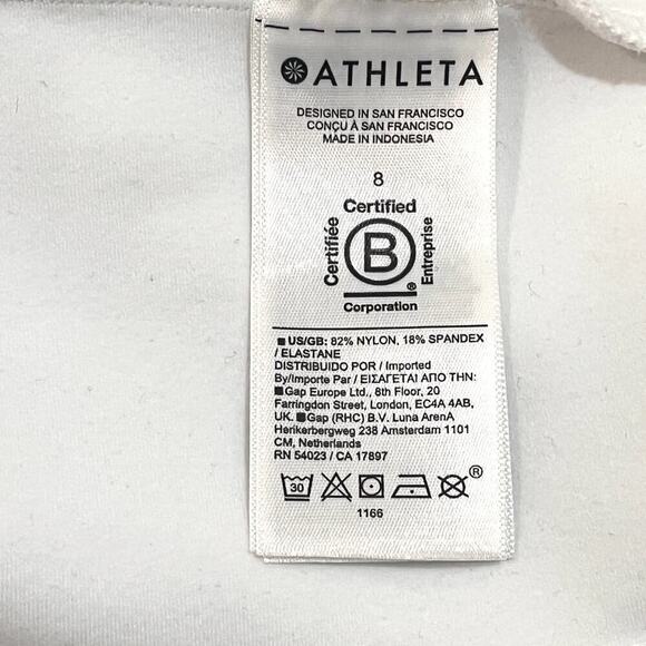 NWOT Athleta Glacier Snow Skinny Pant size 8 White - Picture 9 of 11